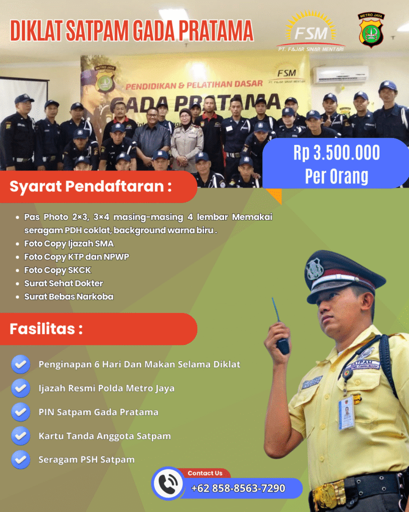 Diklat Satpam Gada Pratama Jakarta